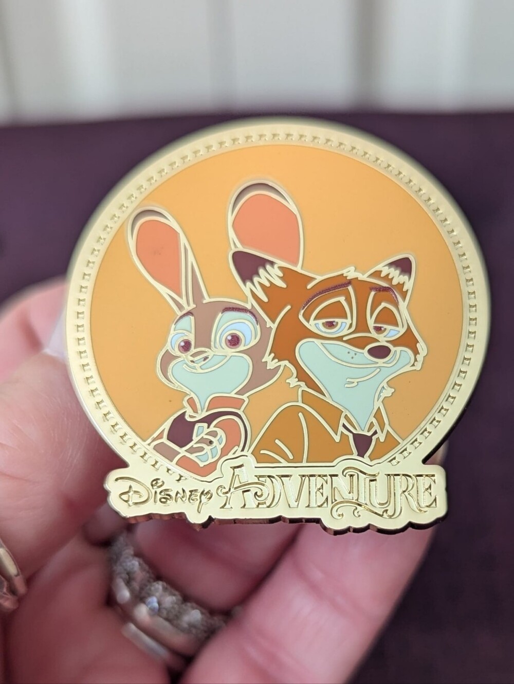 Disney Adventure Judy Hopps Nick Wilde Zootopia Mystery Pin Disney Cruise Line